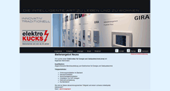 Desktop Screenshot of elektro-kucks.de